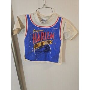 Swag T-Shirt Youth M Blue Harlem Globetrotters Vintage 90s